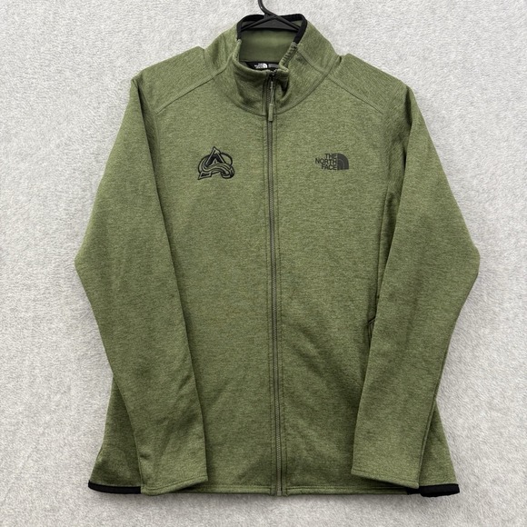 The North Face Jackets & Blazers - The North Face Jacket Women L Green Skyline Colorado Avalanche Full-Zip Fleece
